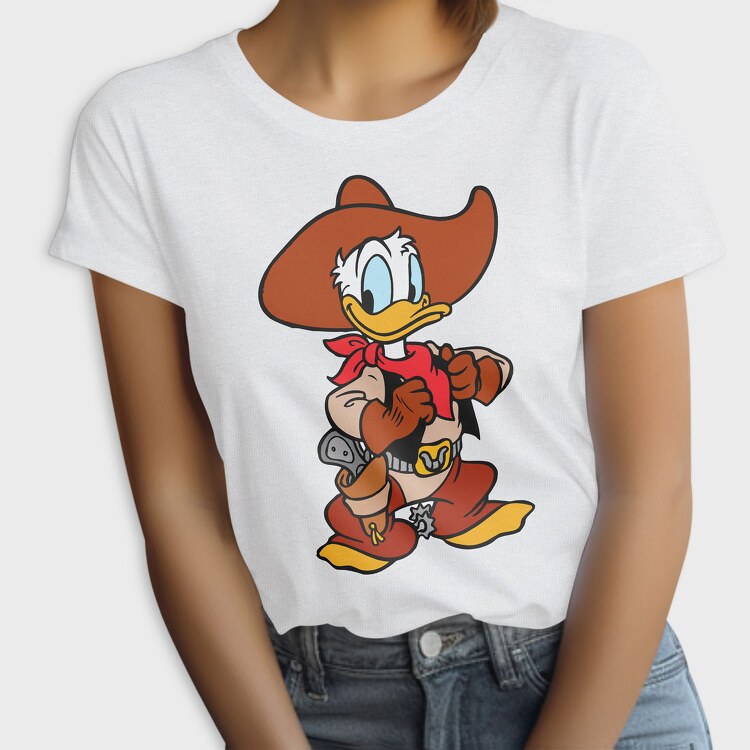 Cartoon Retro Donald Duck 3, Tricou Femei