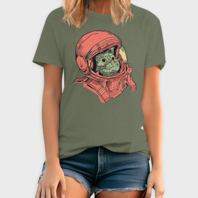 Cat Astronaut, Tricou Barbati (Unisex)