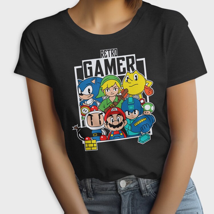 Video Game Multi Characters, Tricou Femei