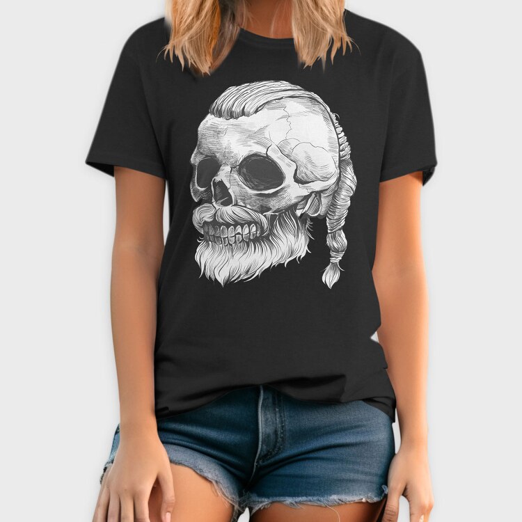 Skull Viking, Tricou Barbati (Unisex)