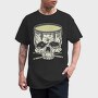 Skull drum, Tricou Barbati (Unisex)