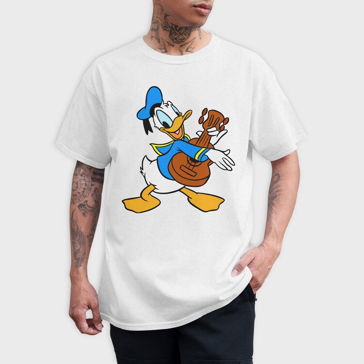 Cartoon Retro Donald Duck 4, Tricou Barbati (Unisex)