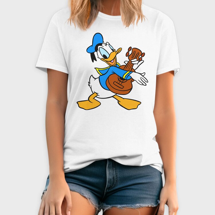 Cartoon Retro Donald Duck 4, Tricou Barbati (Unisex)