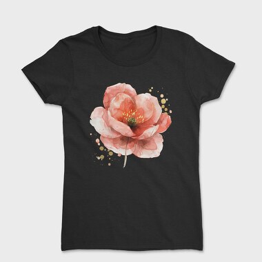 Abstract Flower Glow, Tricou Femei