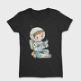 Astronaut Reading Book, Tricou Femei