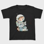 Astronaut Reading Book, Tricou Copii