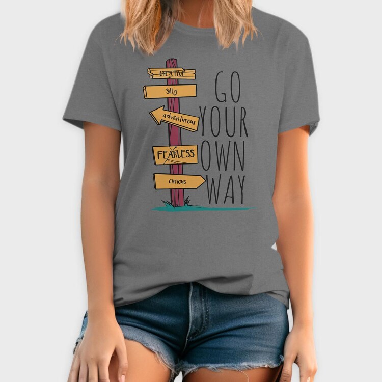 Go Your Own Way, Tricou Barbati (Unisex)