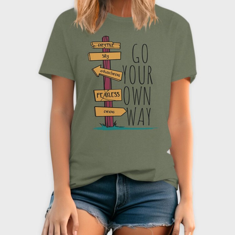 Go Your Own Way, Tricou Barbati (Unisex)