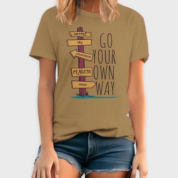 Go Your Own Way, Tricou Barbati (Unisex)
