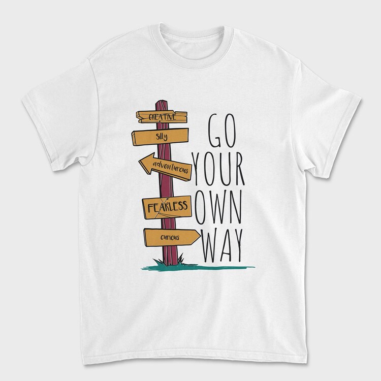 Go Your Own Way, Tricou Barbati (Unisex)