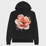 Abstract Flower Glow, Hanorac Oversize Barbati (Unisex)