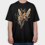 Autumn Breeze Bouquet, Tricou Oversize Barbati (Unisex)