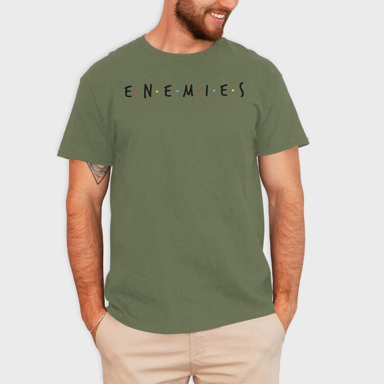 Enemies, Tricou Barbati (Unisex)
