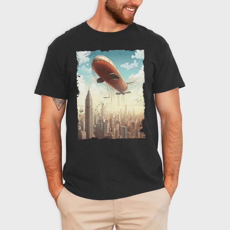 Flying Blimp, Tricou Barbati (Unisex)