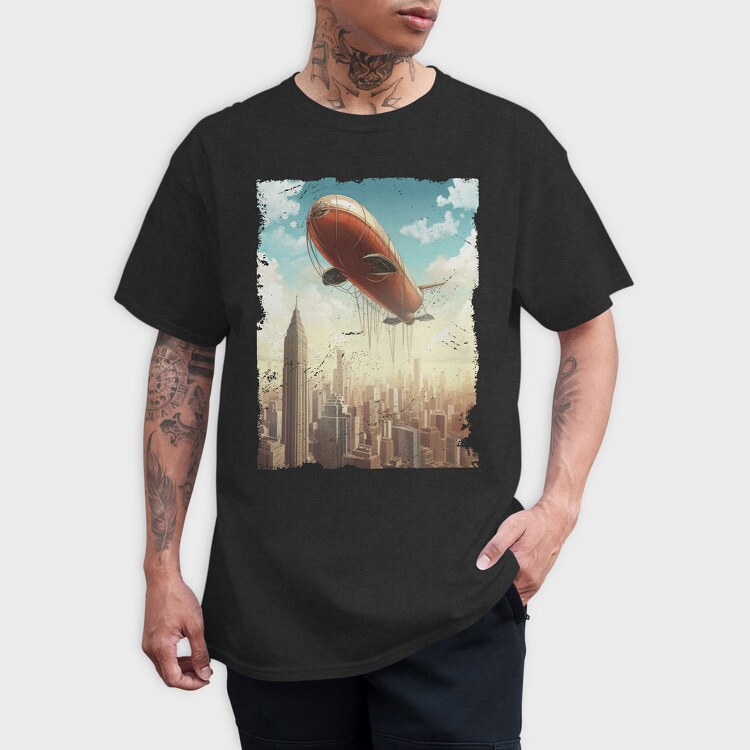 Flying Blimp, Tricou Barbati (Unisex)