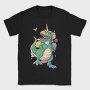 T Rex With Magic Wand Dino Fairy, Tricou Barbati (Unisex)