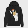 Cartoon Retro Droopy 6, Hanorac Oversize Barbati (Unisex)