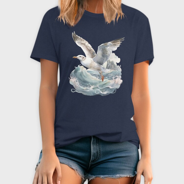 Flying Seagull 1, Tricou Barbati (Unisex)
