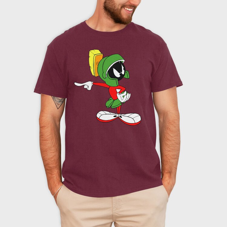 Cartoon Retro Duck Dodgers 1, Tricou Barbati (Unisex)