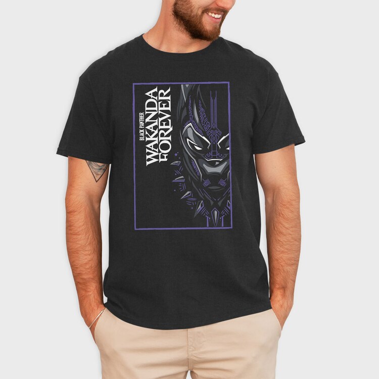 wakanda forever, Tricou Barbati (Unisex)
