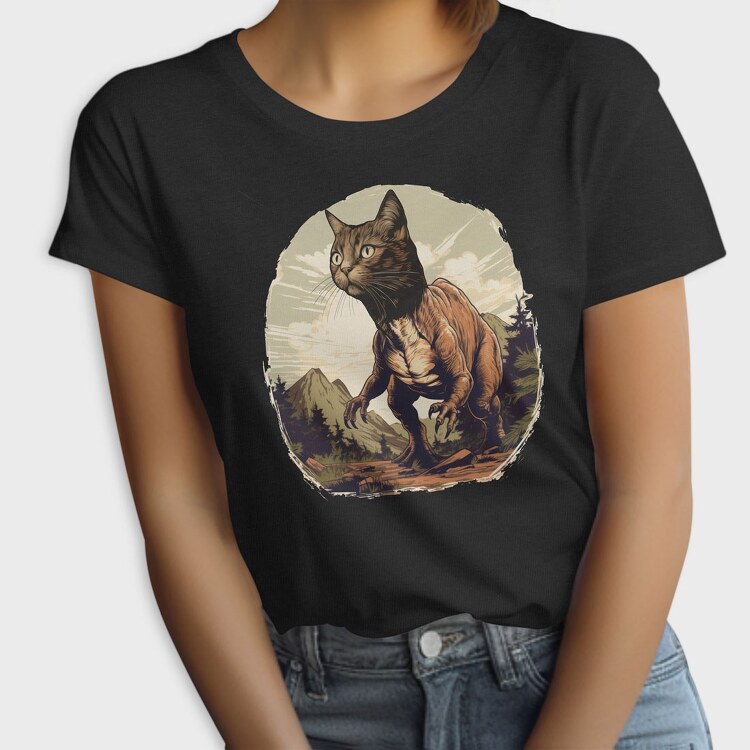 Tyrannosaurus Cat, Tricou Femei