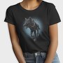 Girl Riding Wolf, Tricou Femei