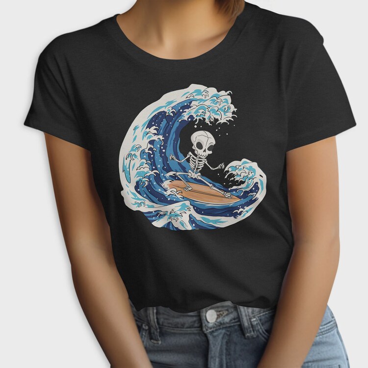 Skull Surfing, Tricou Femei