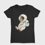 Astronaut Sleeping With Cube, Tricou Femei
