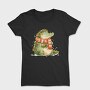 Alligator Christmas Wreath, Tricou Femei
