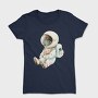 Astronaut Sleeping With Cube, Tricou Femei