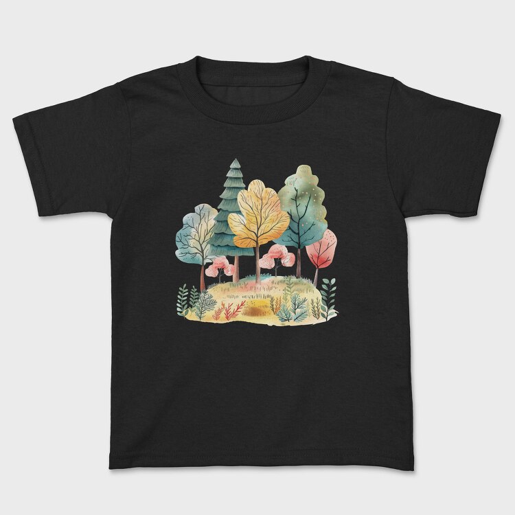 Autumn Fantasy Trees, Tricou Copii