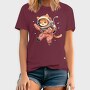 Cute Cat in Space, Tricou Barbati (Unisex)