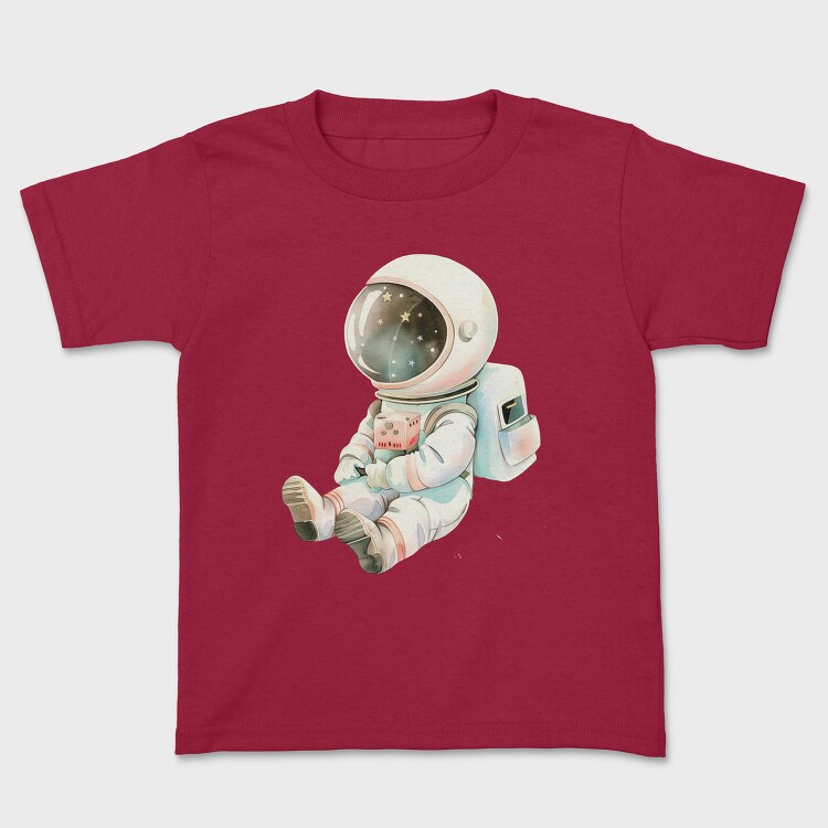 Astronaut Sleeping With Cube, Tricou Copii