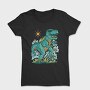 T Rex School Backpack, Tricou Femei
