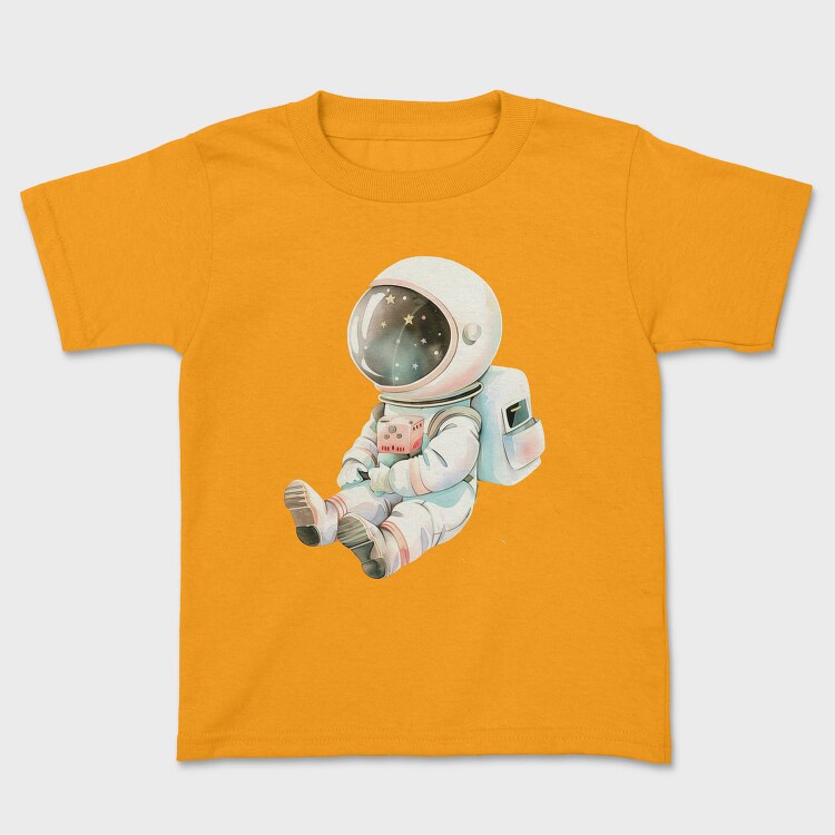 Astronaut Sleeping With Cube, Tricou Copii