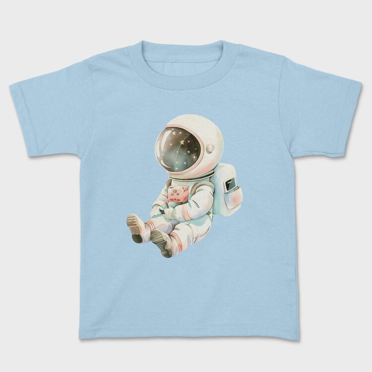 Astronaut Sleeping With Cube, Tricou Copii
