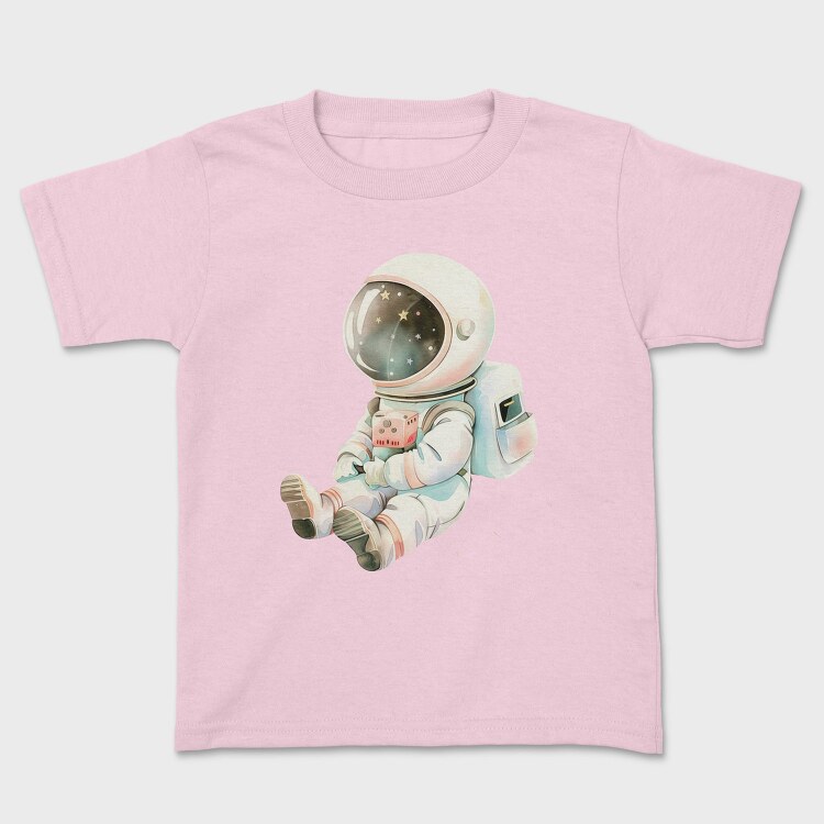 Astronaut Sleeping With Cube, Tricou Copii