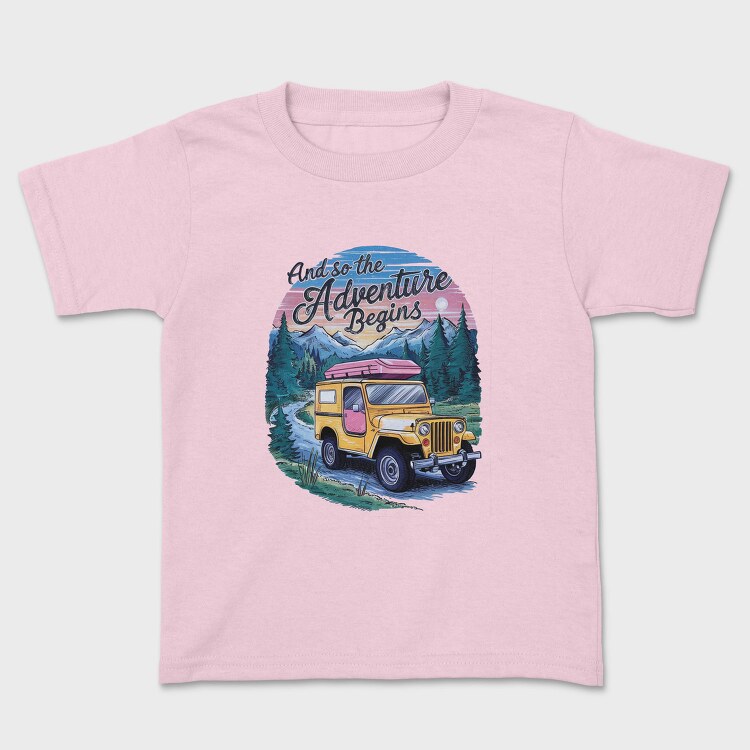 Adventure Beginning Jeep, Tricou Copii