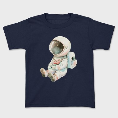 Astronaut Sleeping With Cube, Tricou Copii