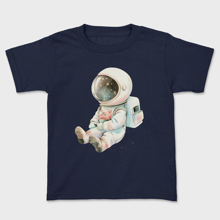 Astronaut Sleeping With Cube, Tricou Copii