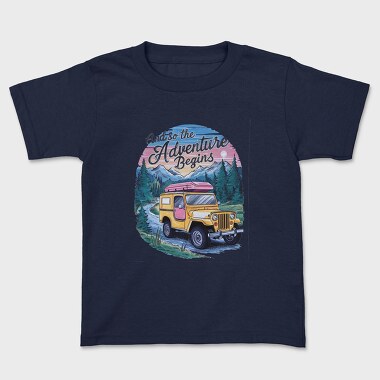 Adventure Beginning Jeep, Tricou Copii
