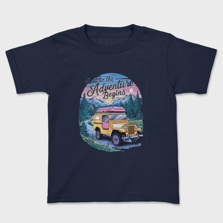 Adventure Beginning Jeep, Tricou Copii