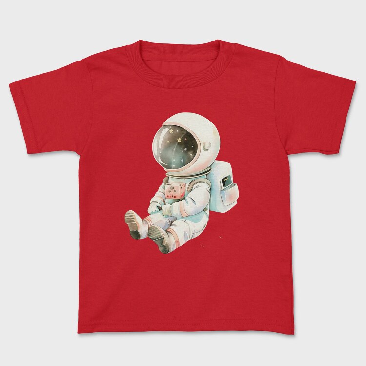 Astronaut Sleeping With Cube, Tricou Copii