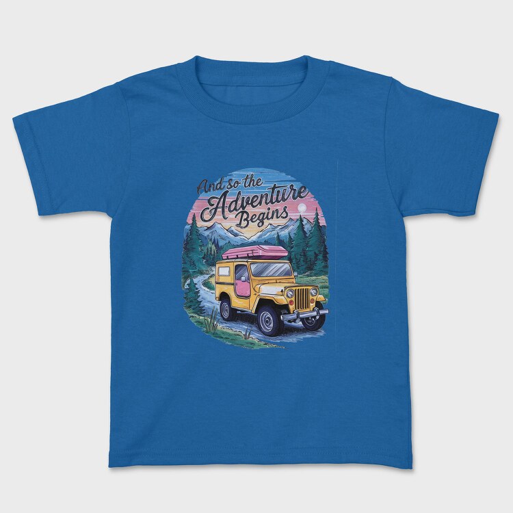 Adventure Beginning Jeep, Tricou Copii