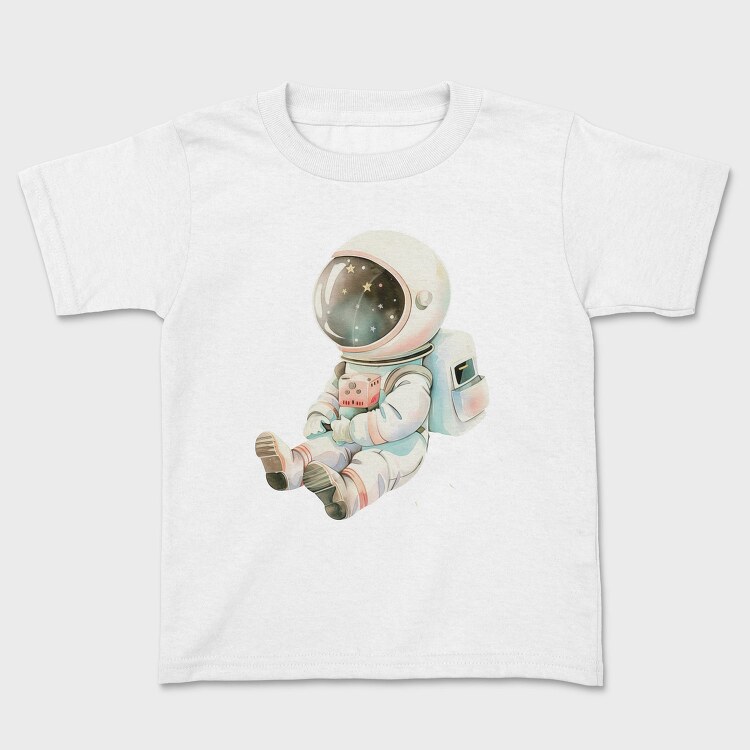 Astronaut Sleeping With Cube, Tricou Copii