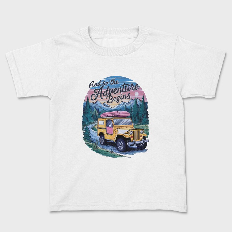 Adventure Beginning Jeep, Tricou Copii