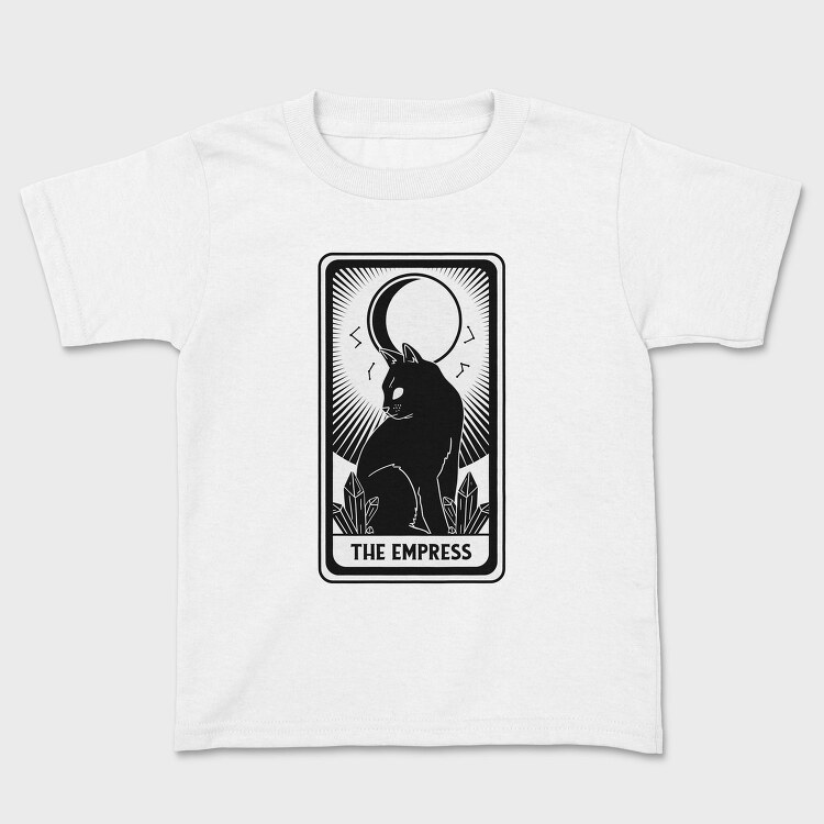 The Empress Tarot Card Cat, Tricou Copii