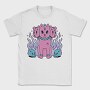 Three Headed Dog Pastel Goth Pink, Tricou Barbati (Unisex)