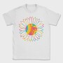 Tie Dye Sunflower, Tricou Barbati (Unisex)