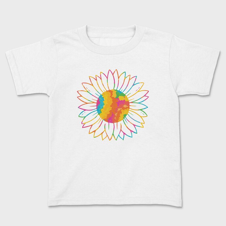 Tie Dye Sunflower, Tricou Copii